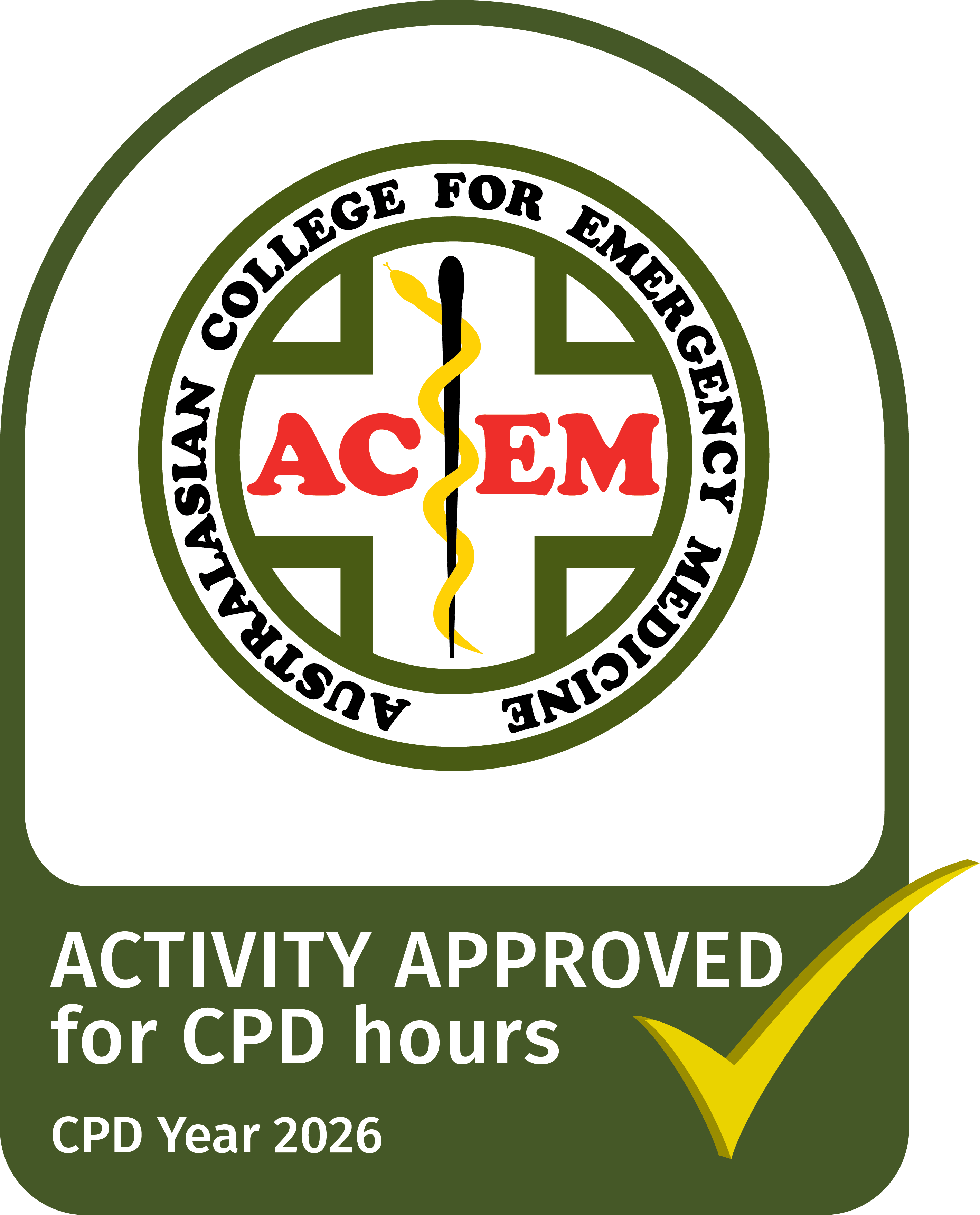 ACEM CPD Activity Approval — 2026